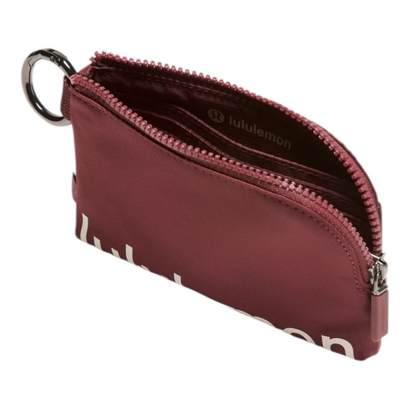 Lululemon Clippable Card Pouch, Rockwood /Light Ivory OS NWT - Picture 6 of 6